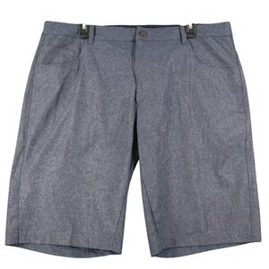 Puma Performance Golf Tech Shorts Mens 38 Blue Heathered Athletic Activewear